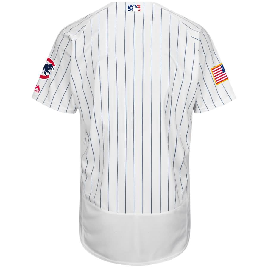 Chicago Cubs Majestic Fashion Stars & Stripes Flex Base Jersey - White