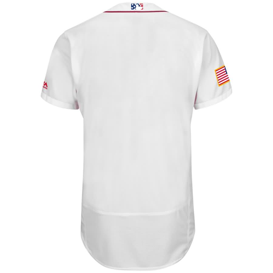 Boston Red Sox Majestic Fashion Stars & Stripes Flex Base Jersey - White