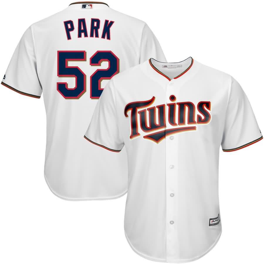 Byung-ho Park Minnesota Twins Majestic Home Official Cool Base Player Replica Jersey - White