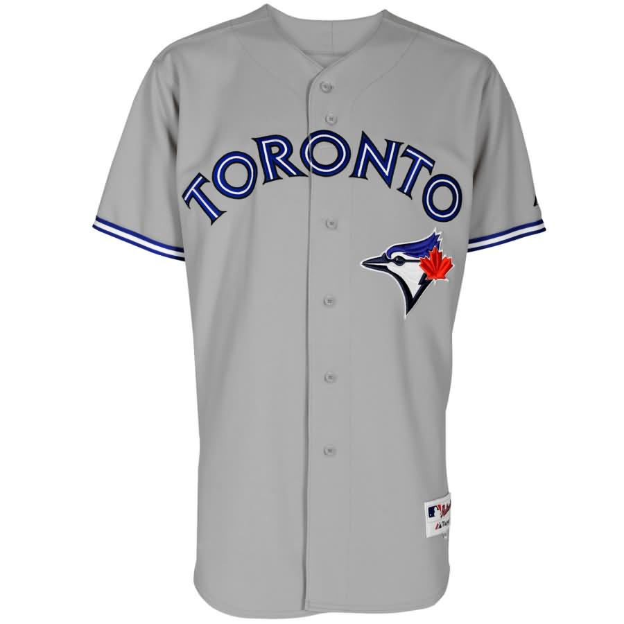 Troy Tulowitzki Toronto Blue Jays Majestic Road 6200 Authentic Player Jersey - Gray