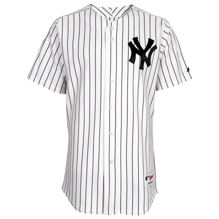 Brian McCann New York Yankees Majestic Home Authentic Player Jersey - White/Navy