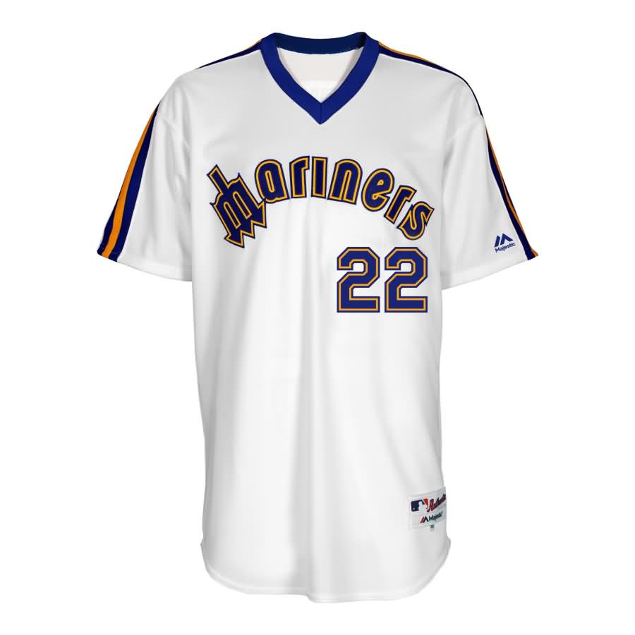 Robinson Cano Seattle Mariners Majestic 1984 Turn Back the Clock Throwback Authentic Player Jersey - White