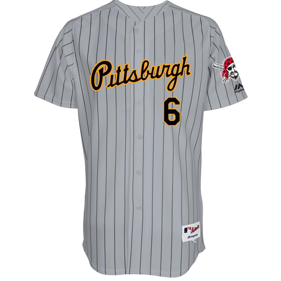 Starling Marte Pittsburgh Pirates Majestic 1997 Throwback Turn Back The Clock Flex Base Authentic Jersey - Gray