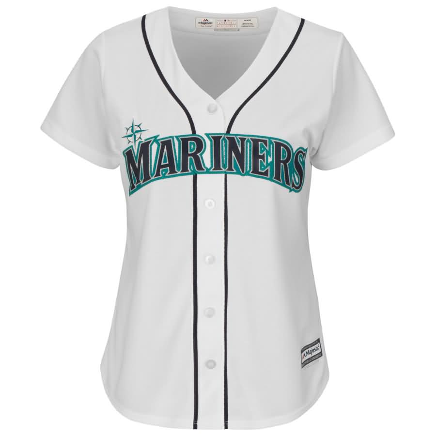 Ken Griffey Jr. Seattle Mariners Majestic Women's Cool Base Player Jersey - White