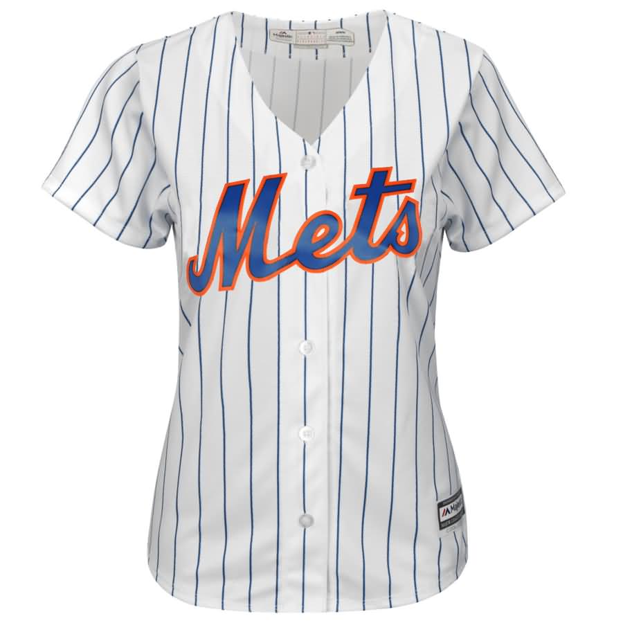 Mike Piazza New York Mets Majestic Women's Home Cool Base Player Jersey - White/Royal