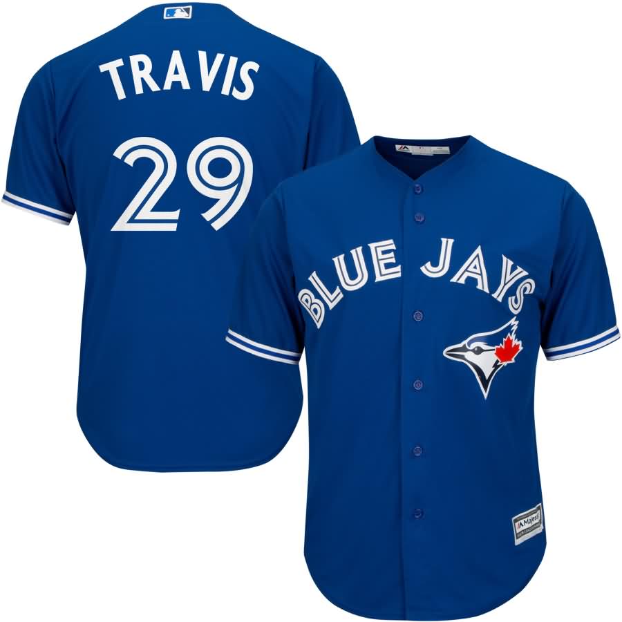 Devon Travis Toronto Blue Jays Majestic Alternate Official Cool Base Player Jersey - Royal