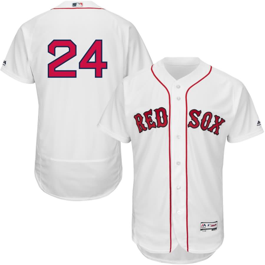 David Price Boston Red Sox Majestic Home Flex Base Authentic Collection Player Jersey - White