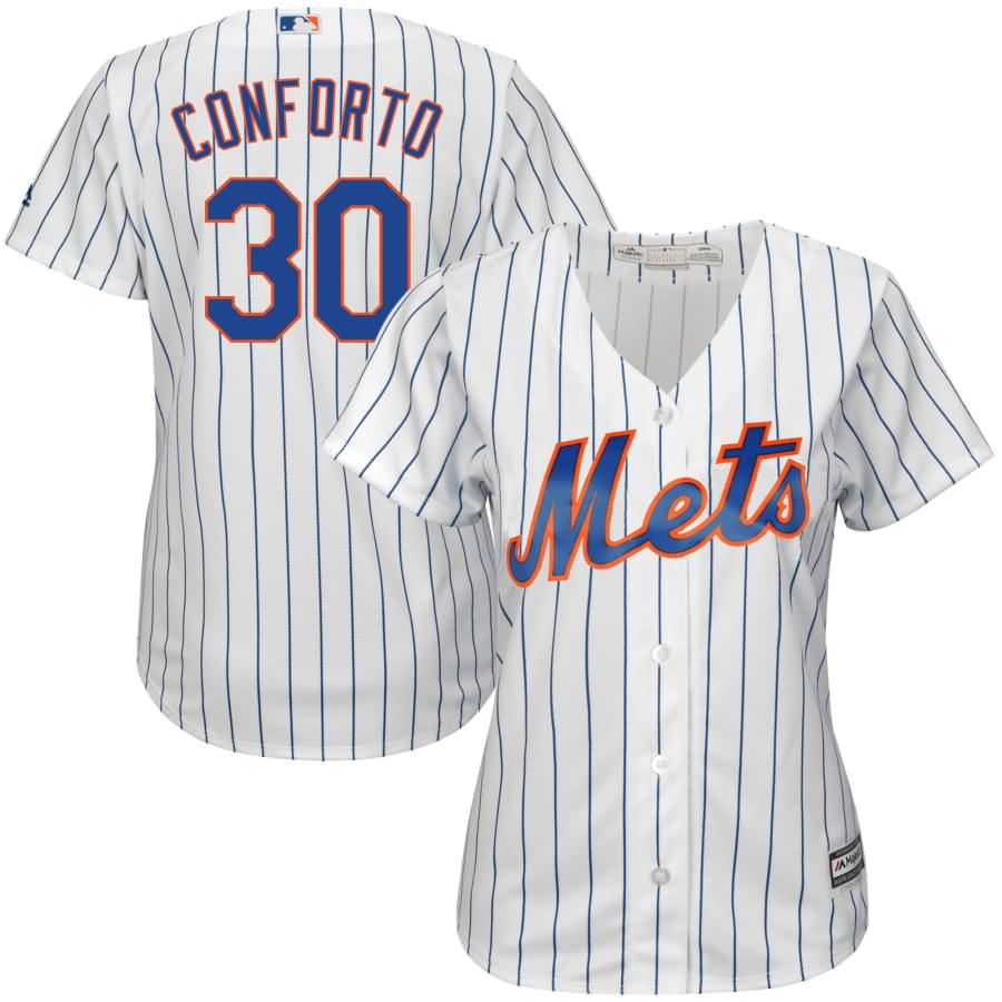 Michael Conforto New York Mets Majestic Women's Home Cool Base Player Jersey - White