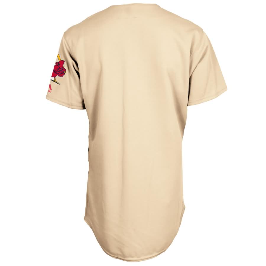 St. Louis Cardinals Majestic Turn Back the Clock Throwback Authentic Team Jersey - Cream