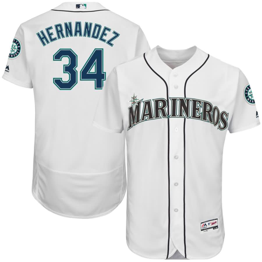 Felix Hernandez Seattle Mariners Majestic Hispanic Heritage Authentic Player Jersey - White