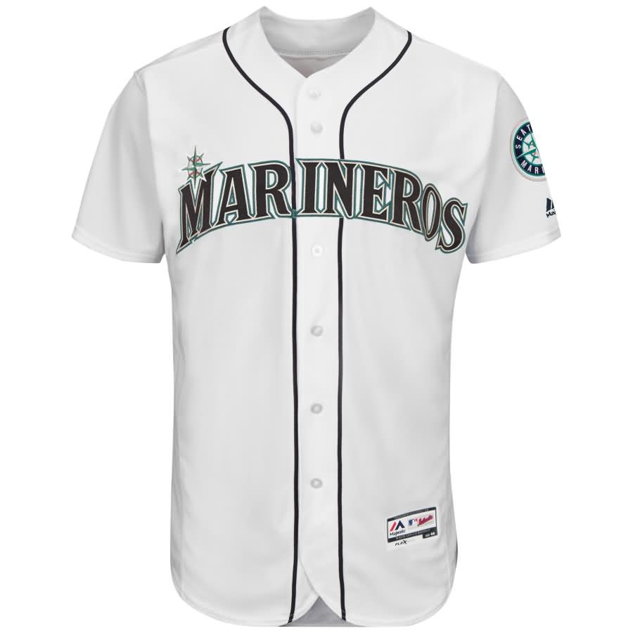 Felix Hernandez Seattle Mariners Majestic Hispanic Heritage Authentic Player Jersey - White