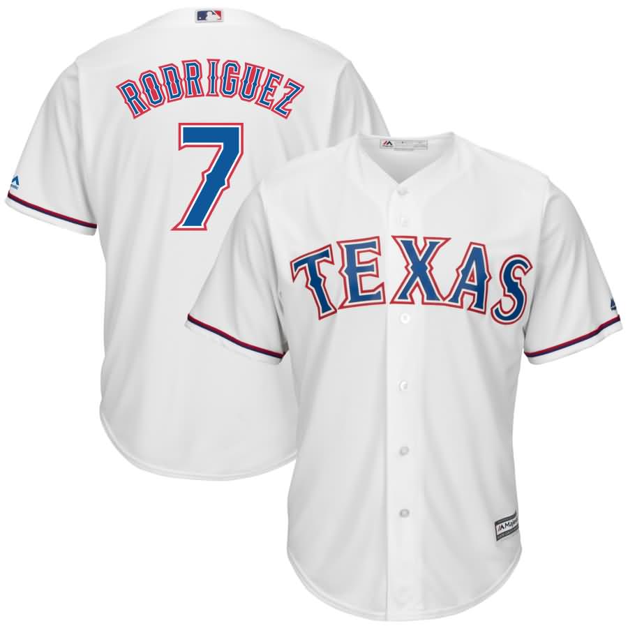 Ivan Rodriguez Texas Rangers Majestic Home Official Cool Base Replica Player Jersey - White