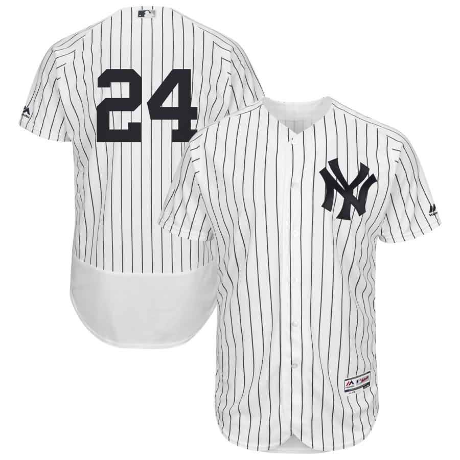 Gary Sanchez New York Yankees Majestic Home Authentic Collection Flex Base Player Jersey - White