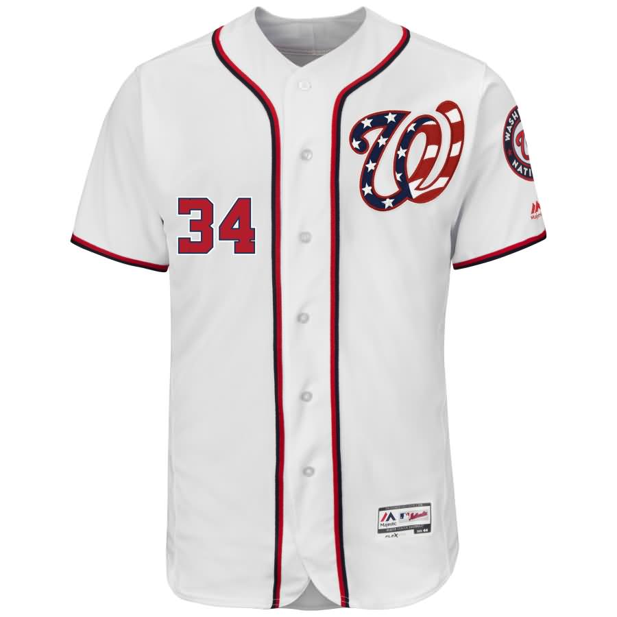 Bryce Harper Washington Nationals Majestic 2017 Flex Base Authentic Jersey - White