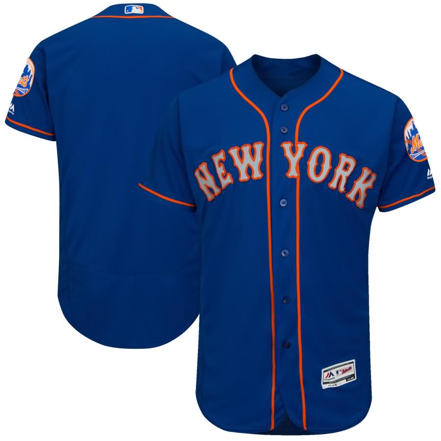 New York Mets Majestic 2017 Alternate Authentic Collection Flex Base Team Jersey - Royal/Gray