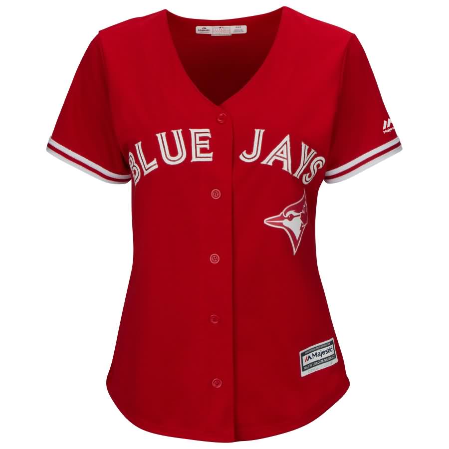 Toronto Blue Jays Majestic Women's 2017 Cool Base Replica Team Jersey - Scarlet