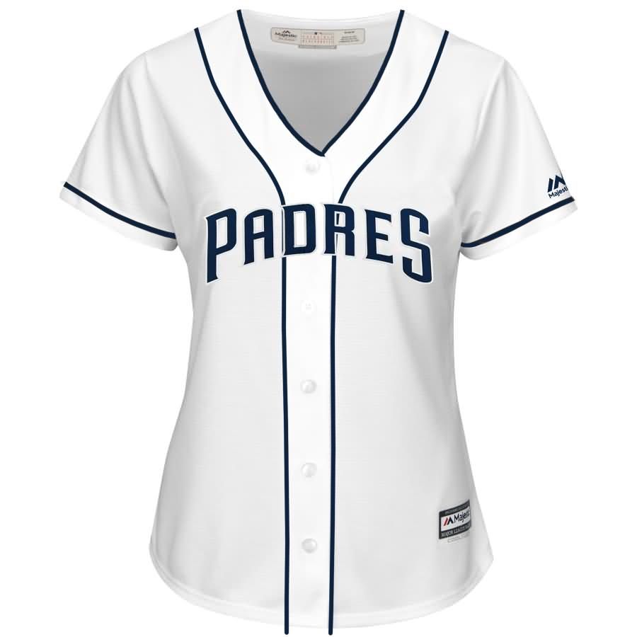 San Diego Padres Majestic Women's 2017 Cool Base Team Jersey - White