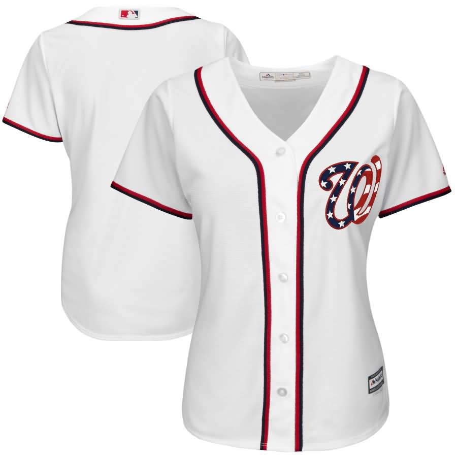 Washington Nationals Majestic Women's 2017 Cool Base Team Jersey - White