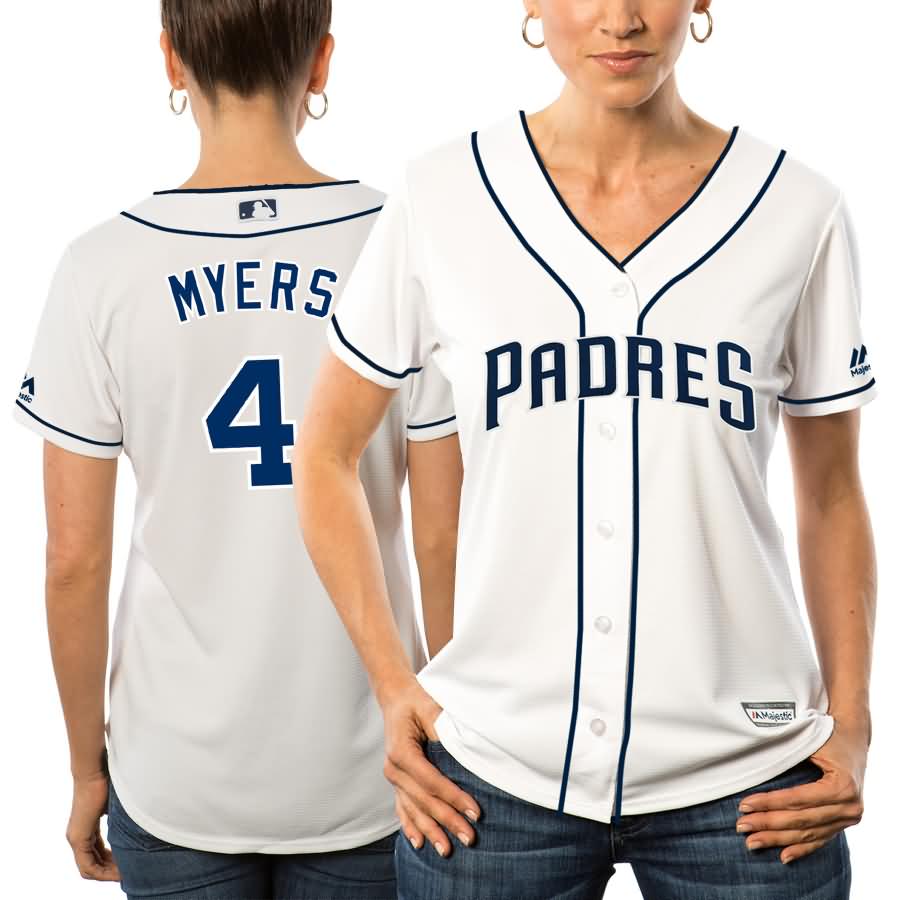 Wil Myers San Diego Padres Majestic Women's 2017 Cool Base Player Jersey - White