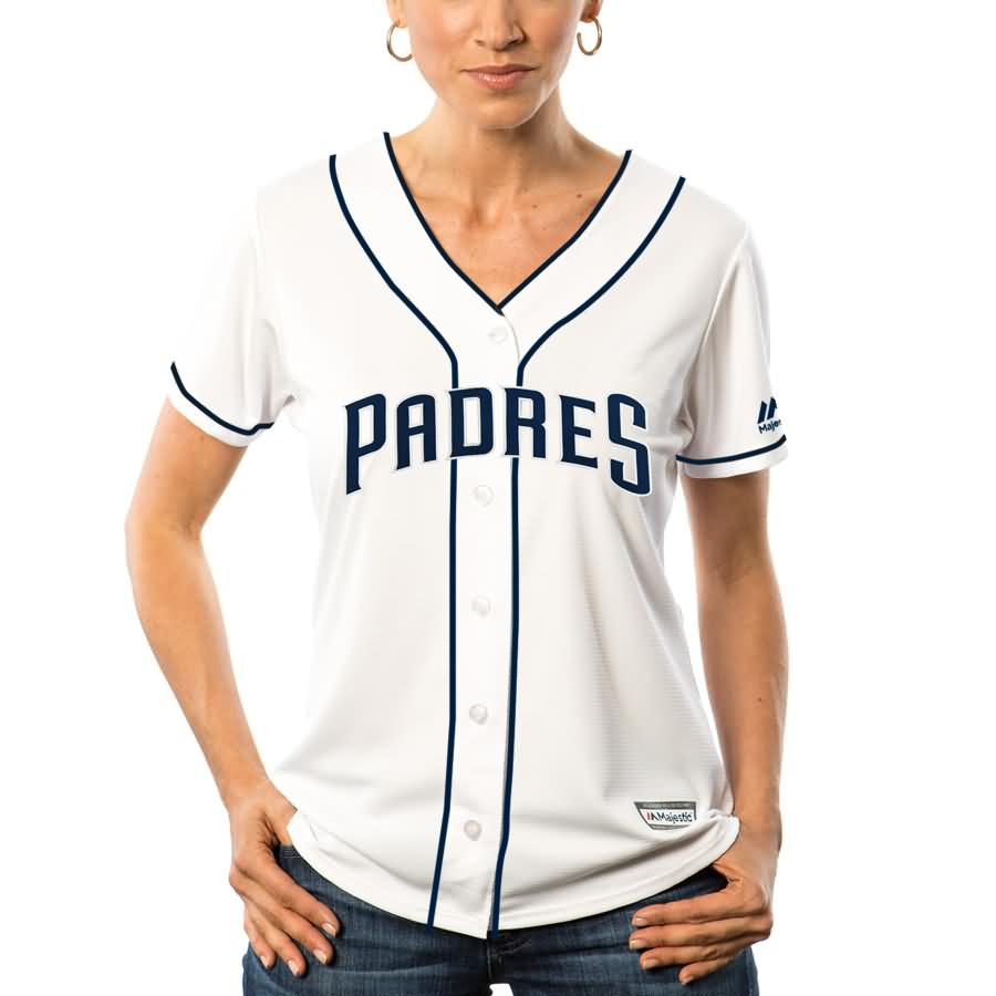 Wil Myers San Diego Padres Majestic Women's 2017 Cool Base Player Jersey - White