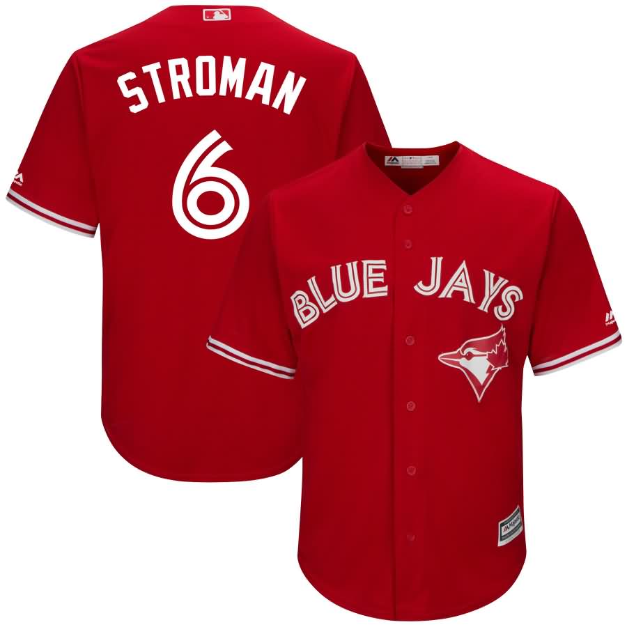 Marcus Stroman Toronto Blue Jays Majestic 2017 Cool Base Replica Player Jersey - Scarlet