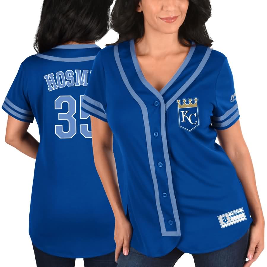 Eric Hosmer Kansas City Royals Majestic Women's Absolute Victory Fashion Player Jersey - Royal