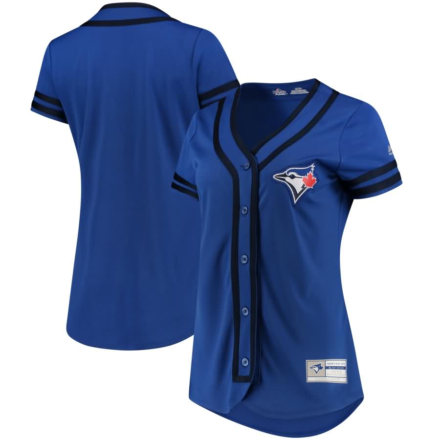 Toronto Blue Jays Majestic Women's Absolute Victory Fashion Team Jersey - Royal/Navy