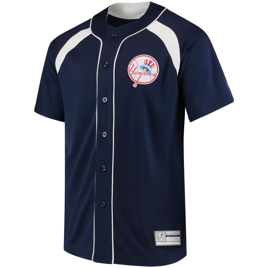 Mickey Mantle New York Yankees Majestic Cooperstown Collection Peak Power Fashion Player Jersey - Navy/White