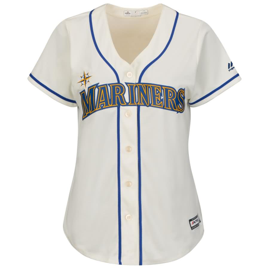 Robinson Cano Seattle Mariners Majestic Women's Alternate Cool Base Replica Player Jersey - Cream