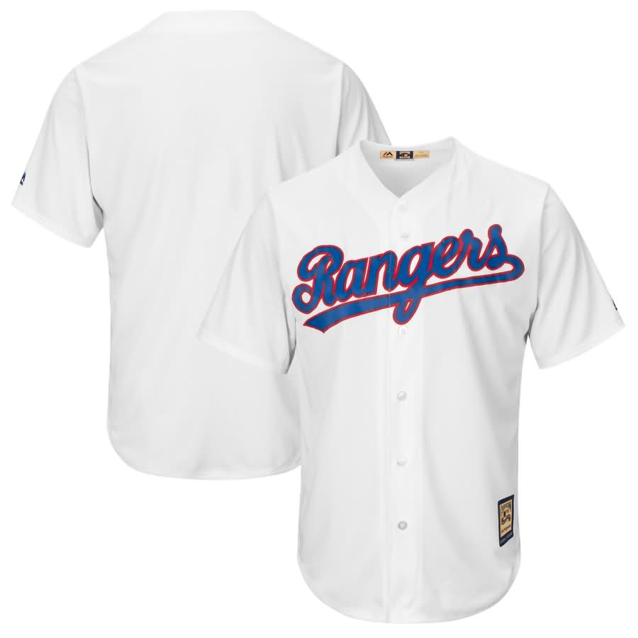 Texas Rangers Majestic Home Cooperstown Cool Base Replica Team Jersey - White