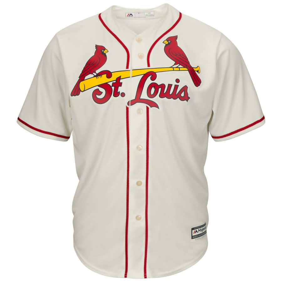 Dexter Fowler St. Louis Cardinals Majestic Alternate Cool Base Jersey - Cream