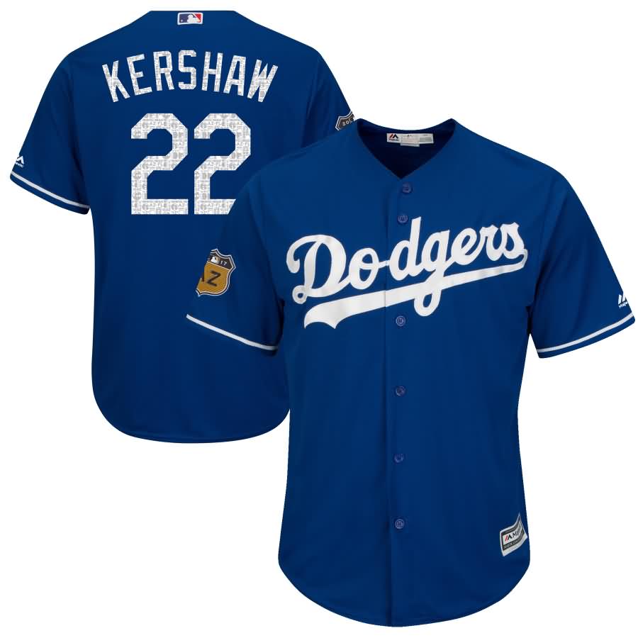 Clayton Kershaw Los Angeles Dodgers Majestic 2017 Spring Training Cool Base Player Jersey - Royal