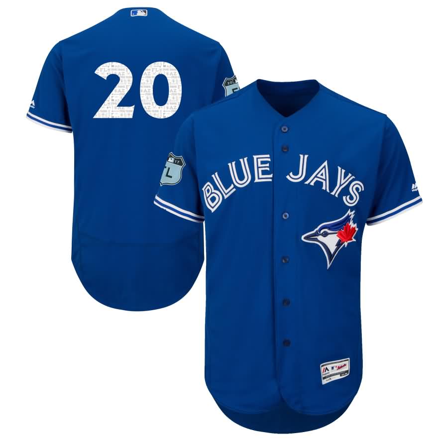 Josh Donaldson Toronto Blue Jays Majestic 2017 Spring Training Authentic Flex Base Player Jersey - Royal