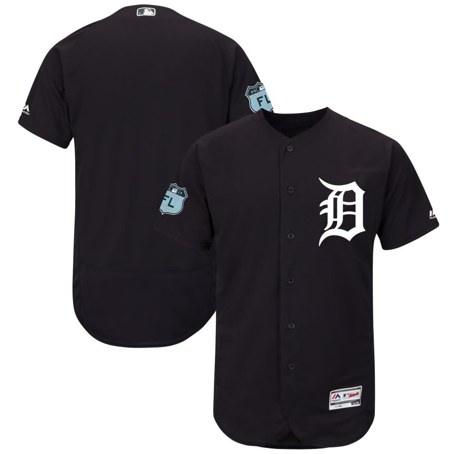 Detroit Tigers Majestic 2017 Spring Training Authentic Flex Base Team Jersey - Navy