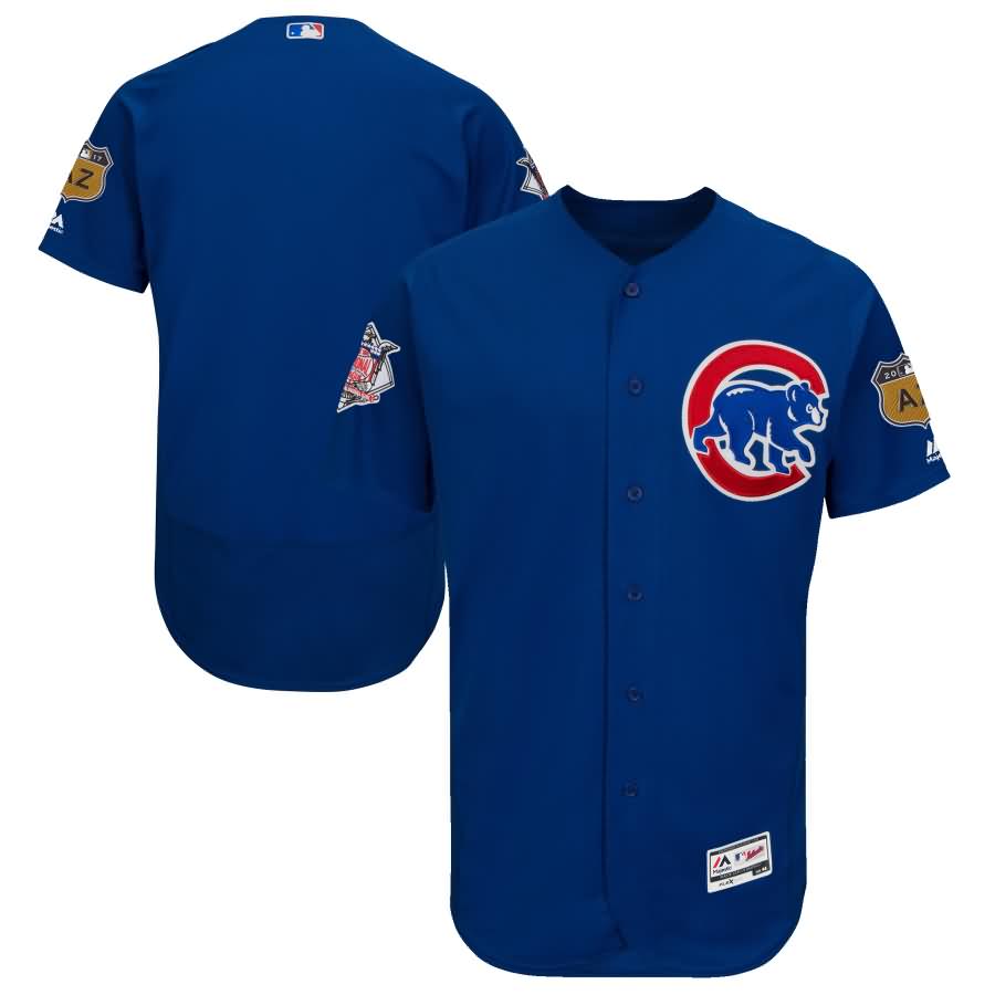 Chicago Cubs Majestic 2017 Spring Training Authentic Flex Base Team Jersey - Royal