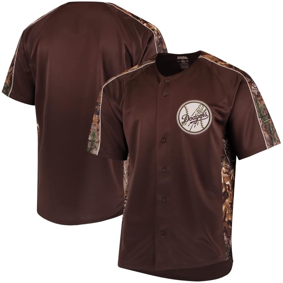 Los Angeles Dodgers Stitches Replica Jersey - Realtree Camo