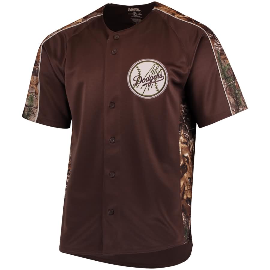 Los Angeles Dodgers Stitches Replica Jersey - Realtree Camo