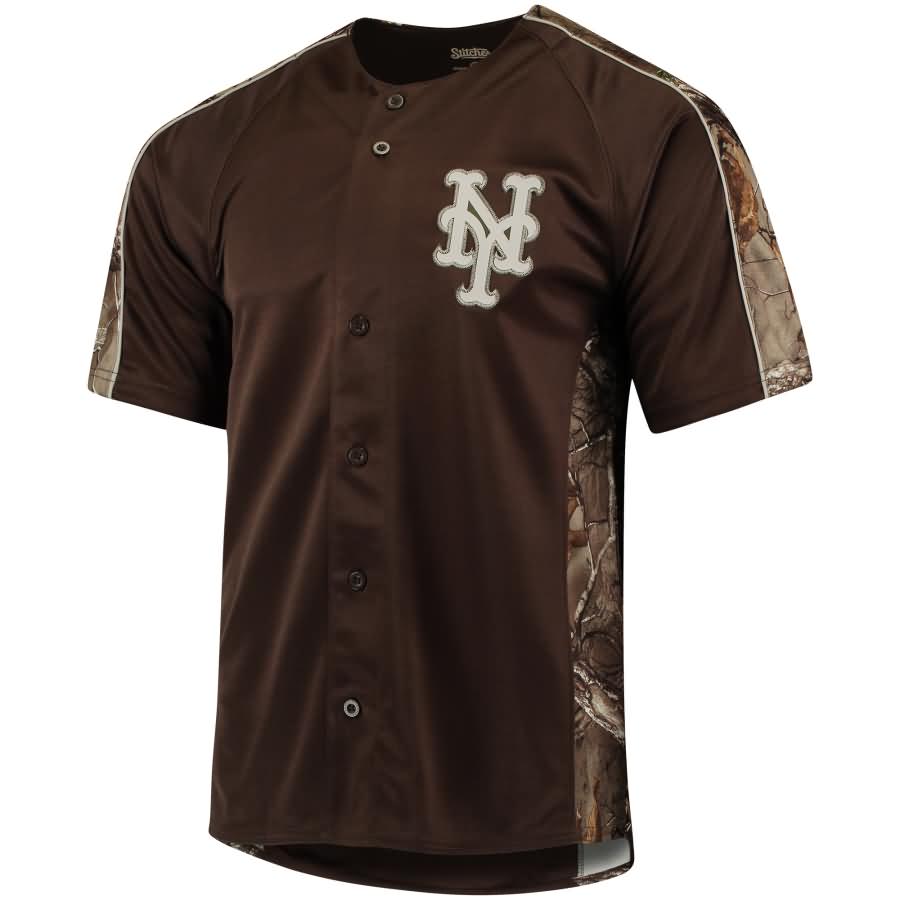 New York Mets Stitches Replica Jersey - Realtree Camo