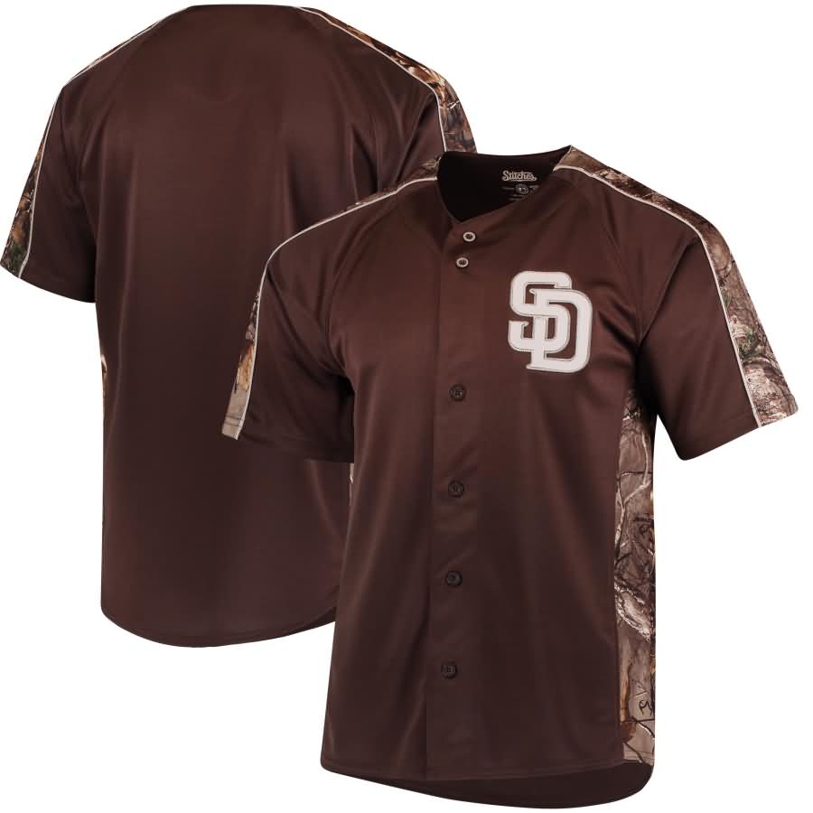 San Diego Padres Stitches Replica Jersey - Realtree Camo