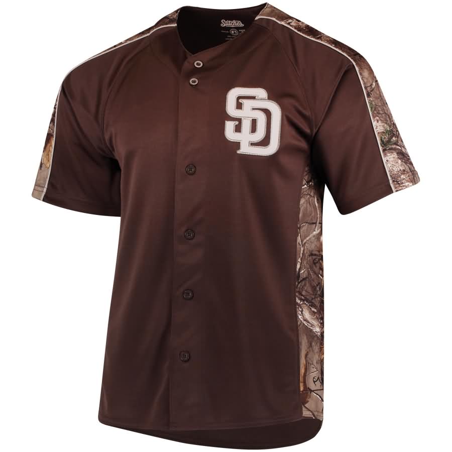 San Diego Padres Stitches Replica Jersey - Realtree Camo