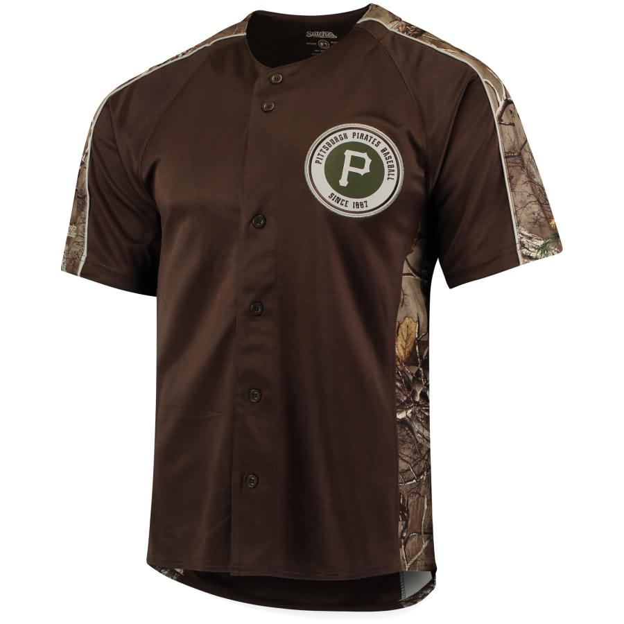 Pittsburgh Pirates Stitches Replica Jersey - Realtree Camo