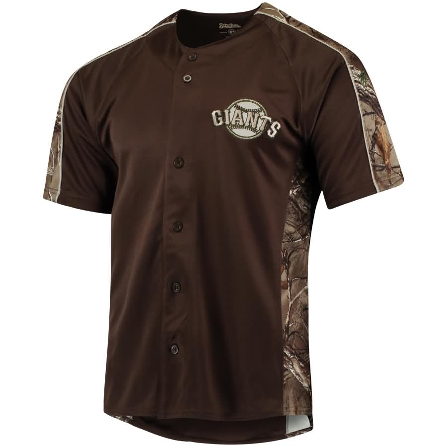 San Francisco Giants Stitches Replica Jersey - Realtree Camo