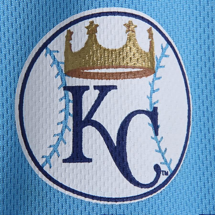 Kansas City Royals Stitches Youth Vertical Jersey - Light Blue/Royal