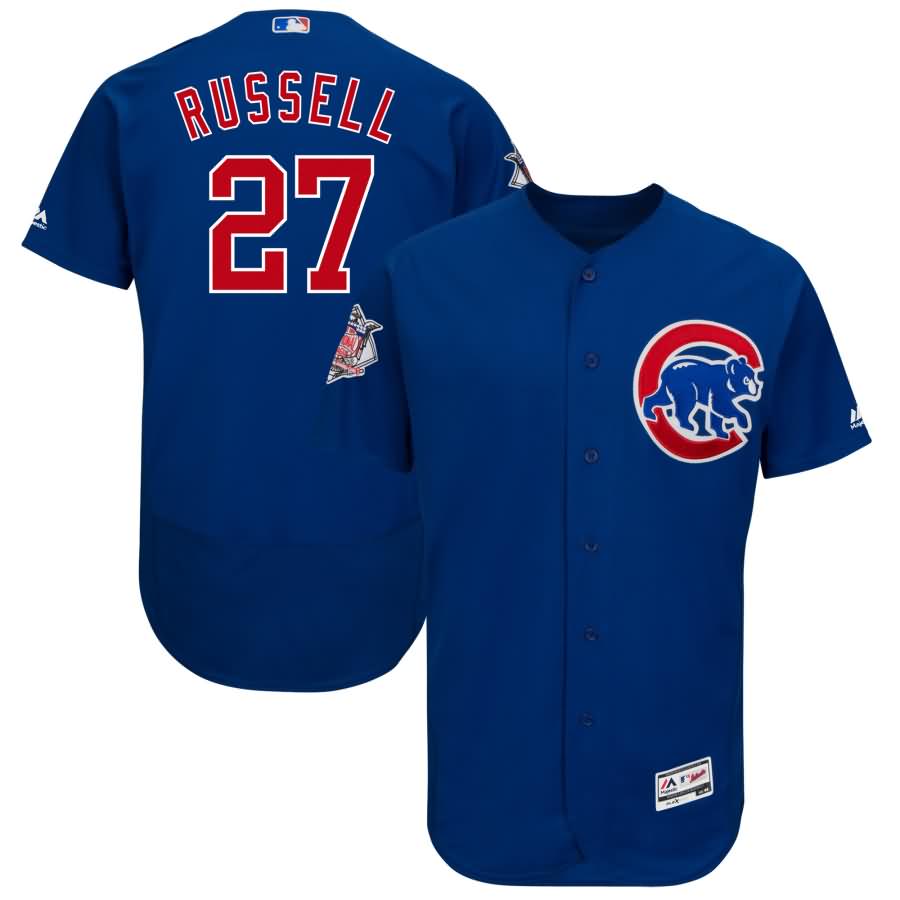 Addison Russell Chicago Cubs Majestic Alternate Authentic Collection Flex Base Player Jersey - Royal