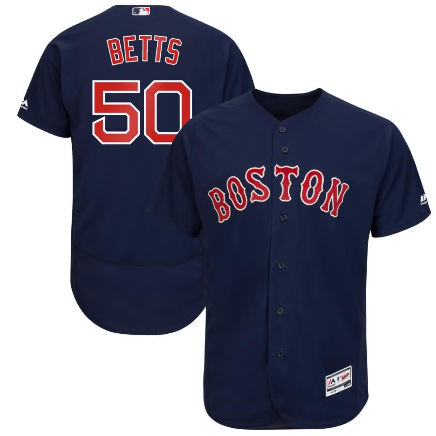 Mookie Betts Boston Red Sox Majestic Alternate Authentic Collection Flex Base Player Jersey - Navy