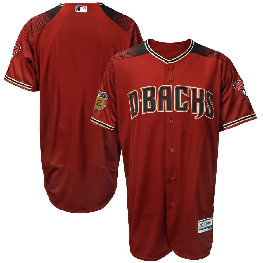 Arizona Diamondbacks Majestic 2017 Spring Training Authentic Flex Base Team Jersey - Sedona Red