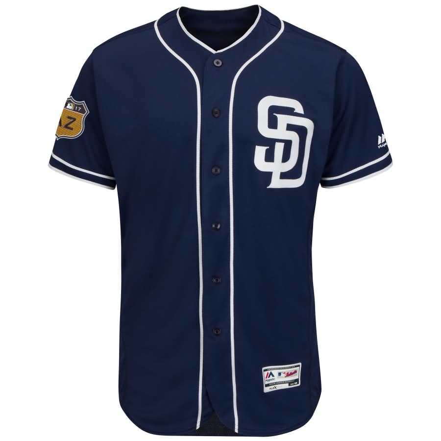 San Diego Padres Majestic 2017 Spring Training Authentic Flex Base Team Jersey - Navy