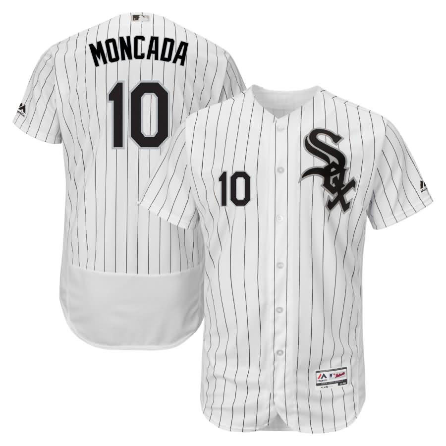 Yoan Moncada Chicago White Sox Majestic Home Authentic Collection Flex Base Player Jersey - White