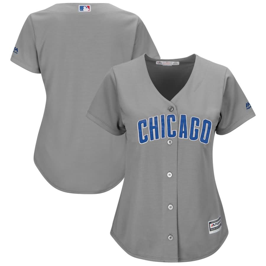 Chicago Cubs Majestic Women's Alternate Cool Base Replica Team Jersey - Gray