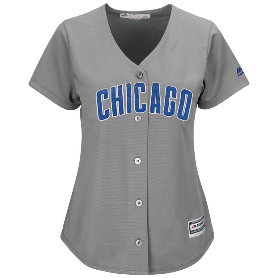 Chicago Cubs Majestic Women's Alternate Cool Base Replica Team Jersey - Gray